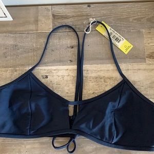 Summersalt High Dive Bikini Top in Deep Sea
